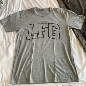 Men’s Grey T-Shirt - LFG Boston - Never worn, M